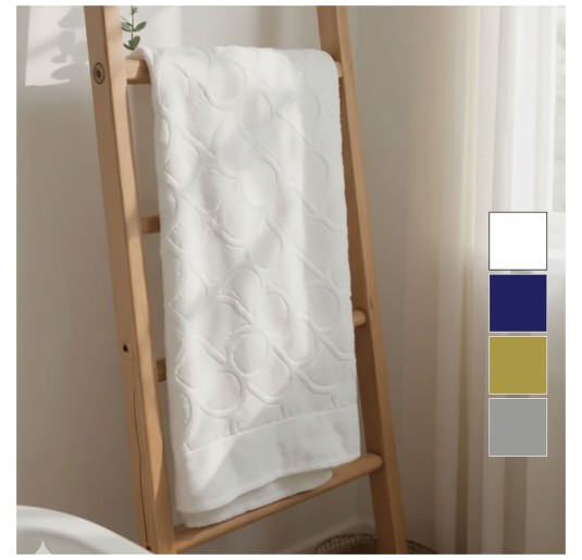 Towel Set with Guest Towel - Greyhound Monogram - Trussardi Home