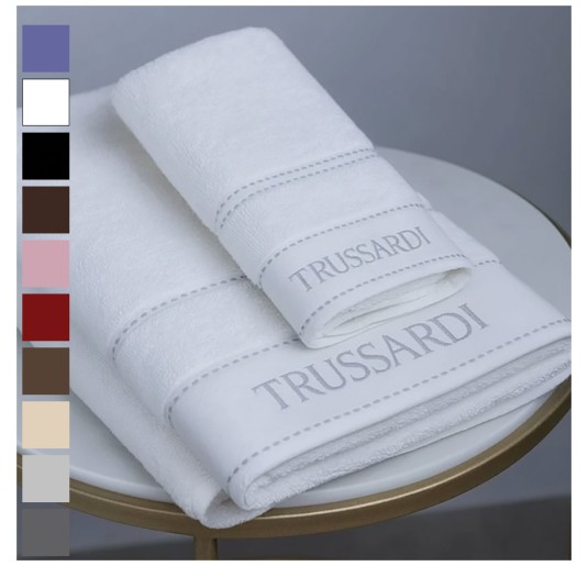 Towel Set with Guest Towel - Ribbon - Trussardi Home