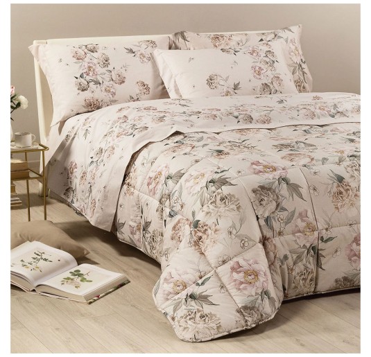 Peoni Queen - trapunta invernale matrimoniale - Caleffi Home 2