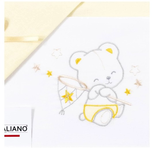 Crib and Cot Sheet Set - Teddy Bear and Ball - Mio... 2