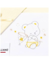 Set lenzuola per culla lettino - Orsetto e Pallone - Mio Piccolo LL421