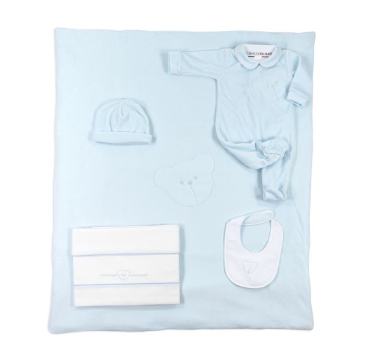 Set Corredino Neonato prima uscita invernale - Orsetto - Coccode' Firenze | Corredo Italiano®