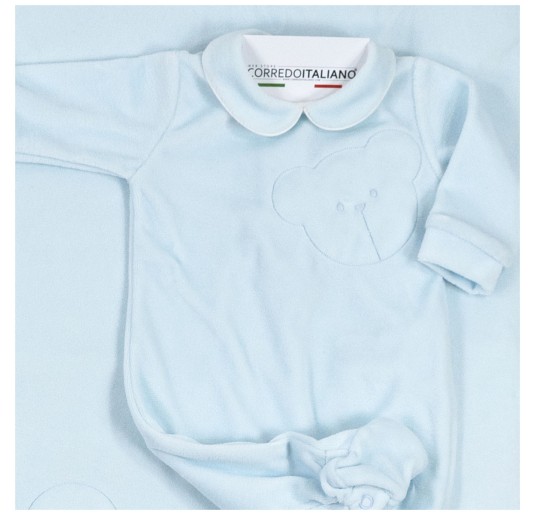 Coordinated Baby Boy Winter Layette Set - Teddy Bear - Coccode' Firenze | Corredo Italiano 2