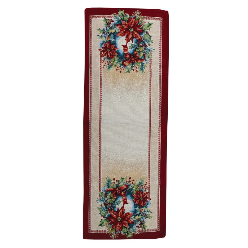 Chsristmas Star - table runner Christmas Gobelin fabric 40x100 cm