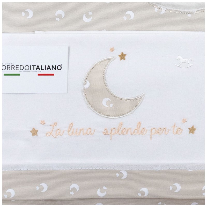 Set piumotto e lenzuolino culletta carrozzina - Mio Piccolo | Corredoitaliano®