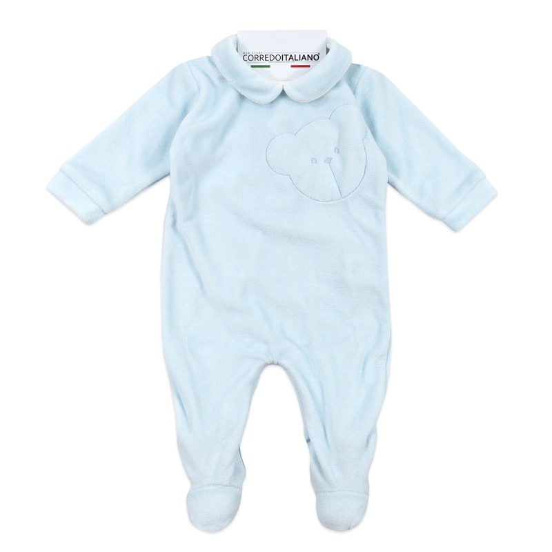 Chenille onesie with Bear - Coccode' Firenze C62006AZ