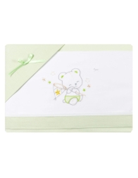 Set lenzuola per culla lettino - Orsetto e Pallone - Mio Piccolo LL421