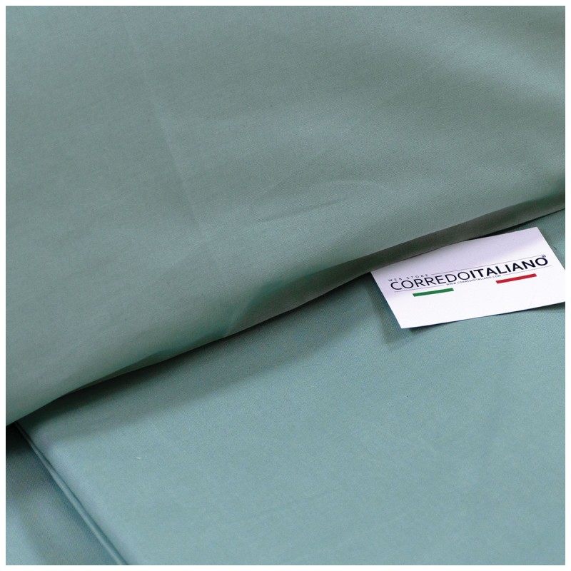 Monocolore - set lenzuola cotone Corredo Italiano® - Eucaliptolo