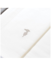 Pure cotton sateen sheet set – Logo Line – Trussardi Home