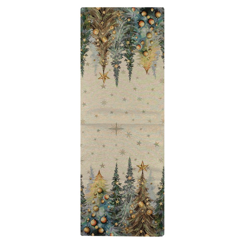 Gold - runner centrotavola natalizio tessuto Gobelin 40x100 cm