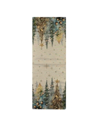 Gold - table runner Christmas Gobelin fabric 40x100 cm