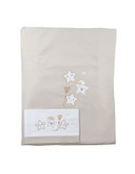 Set piumotto e lenzuolino culletta - Stelline - Mio Piccolo PMT90311TT