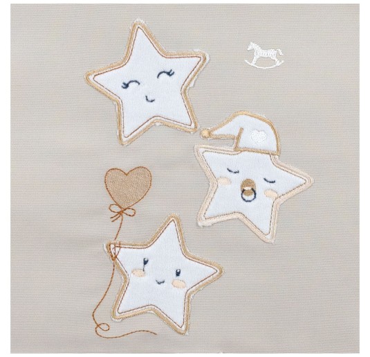 Set piumotto e lenzuolino culletta - Stelline - Mio Piccolo PMT90311TT 2