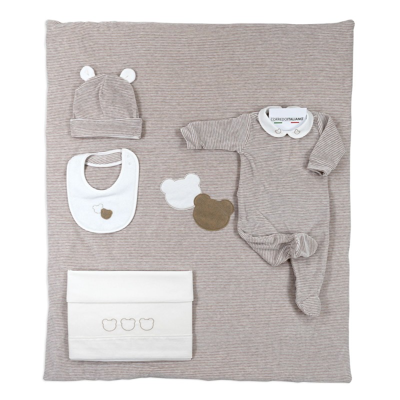 Orsetti - Set Corredino Neonato prima uscita invernale - Coccode' C62450TT