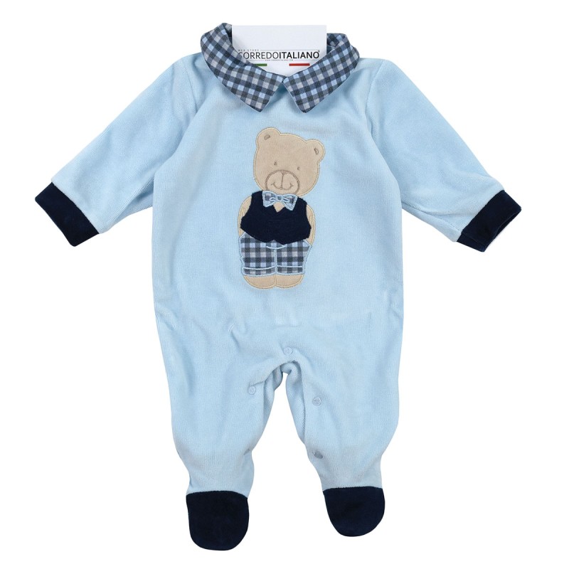 Newborn chenille romper - Nazareno Gabrielli NG211027AZ