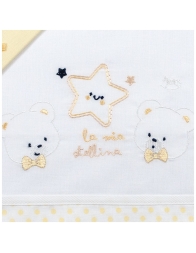 Crib and Cot Sheet Set - My Little Star - Mio Piccolo LL929