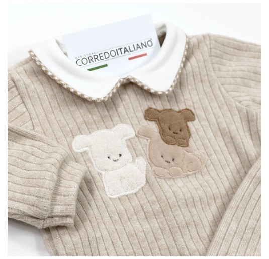 Completino invernale in jersey garzato - Le Chicche CL7750 2