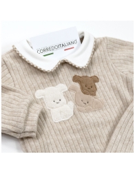 Winter outfit in brushed jersey - Le Chicche CL7750