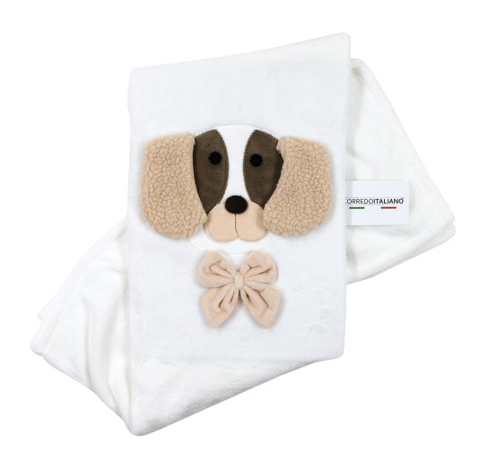 Copertina in Soft pile per culletta - Dog - Nazareno Gabrielli