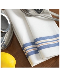 Fasciato - set di 3 asciugapiatti in puro cotone 55x75 cm