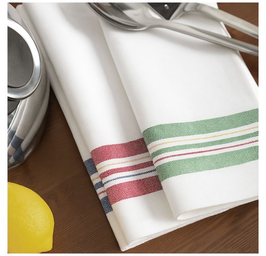 Fasciato - set di 3 asciugapiatti in puro cotone 55x75 cm