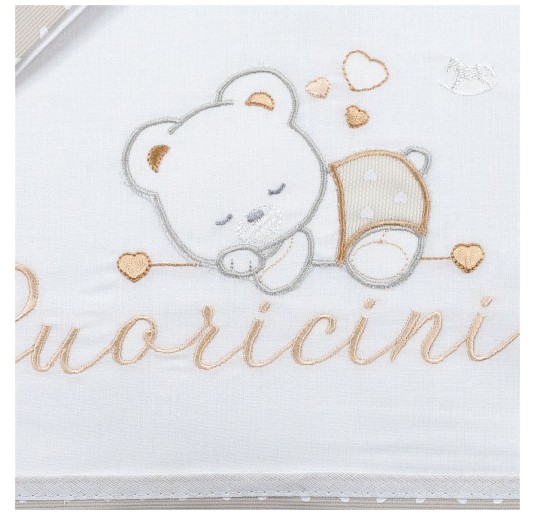 Set lenzuola culletta e carrozzina - Cuoricini - Mio... 2