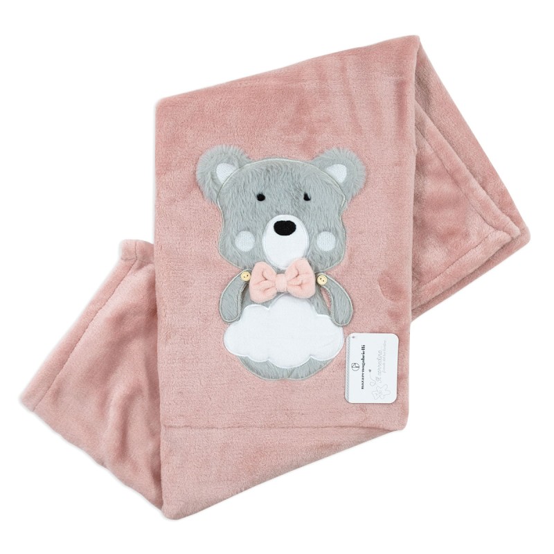 Copertina in Soft pile per culla lettino - Bear - Nazareno Gabrielli