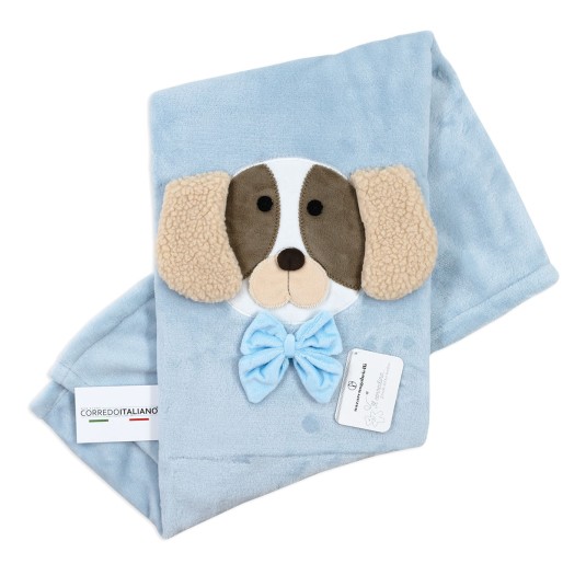 Copertina in Soft pile per culla lettino - Dog - Nazareno Gabrielli 2