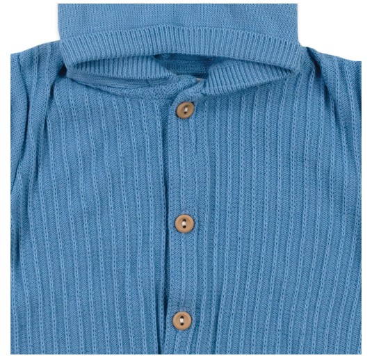 Baby jacket in wool blend with hood - Prime Emozioni - 2075H 2