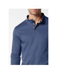 Henley top with buttons in interlock cotton from Perofil winter pajamas