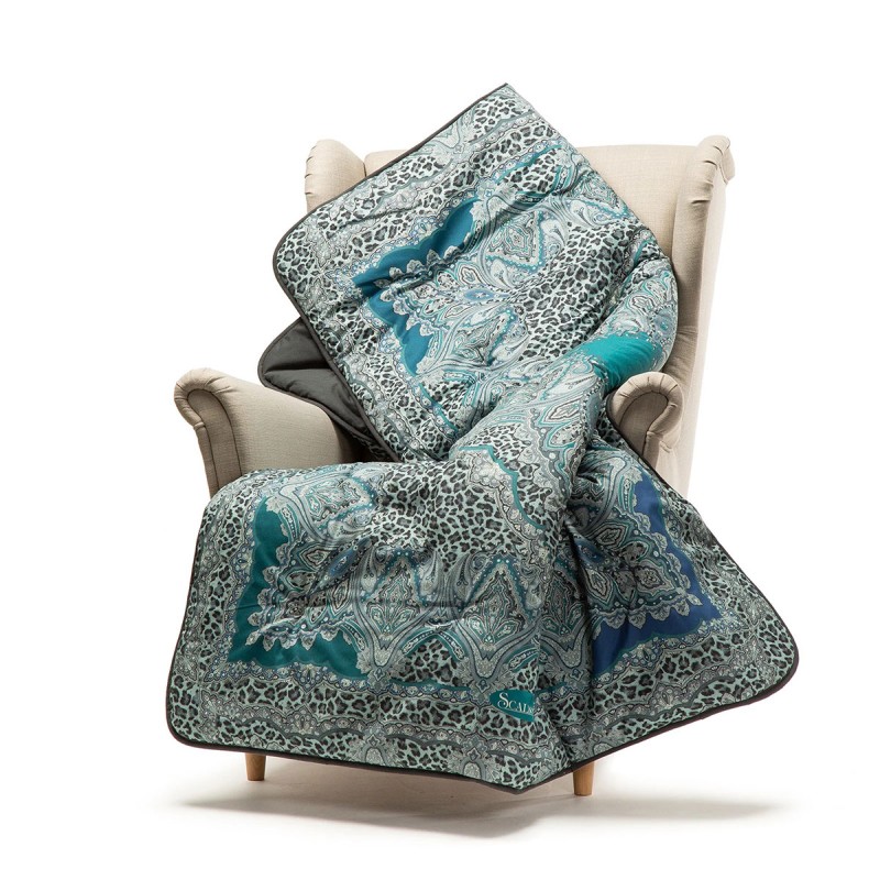 Scaldotto Caleffi Leopard in puro cotone Made in Italy - Anice