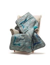 Quilted Cotton Throw Scaldotto – Leopard – Caleffi Home - Anice