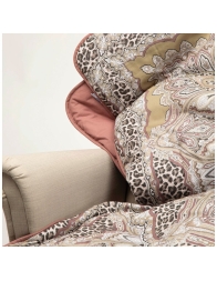Quilted Cotton Throw Scaldotto – Leopard – Caleffi Home