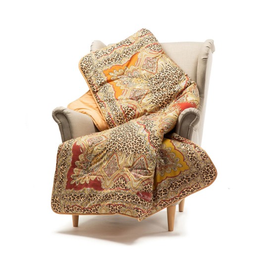 Quilted Cotton Throw Scaldotto – Leopard – Caleffi Home - Anice 2
