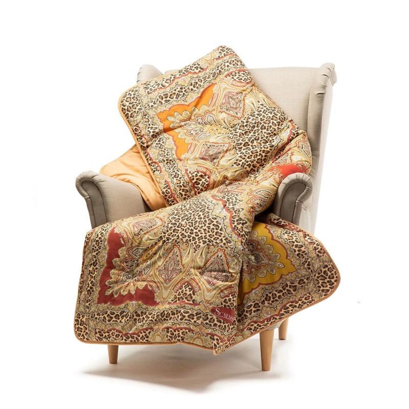 Scaldotto Caleffi Leopard in puro cotone Made in Italy - Anice