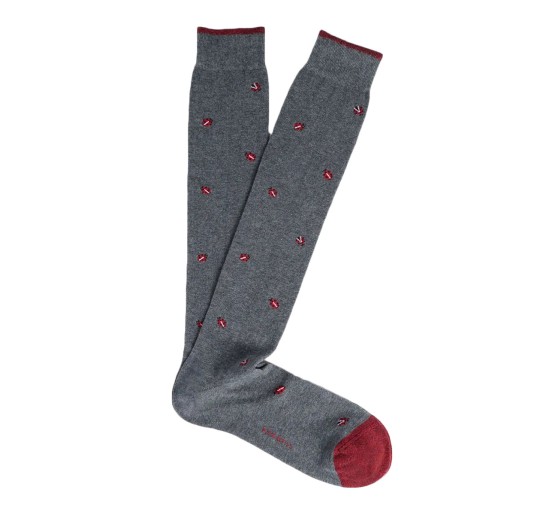 Long sock in warm cotton – Ladybugs – Perofil VPRC93289 2