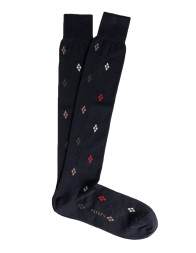 Perofil men’s winter long socks in cotton and cashmere Made in Italy