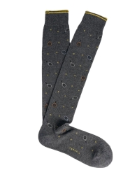 Calze invernali uomo Perofil in caldo cotone con fantasia tennis