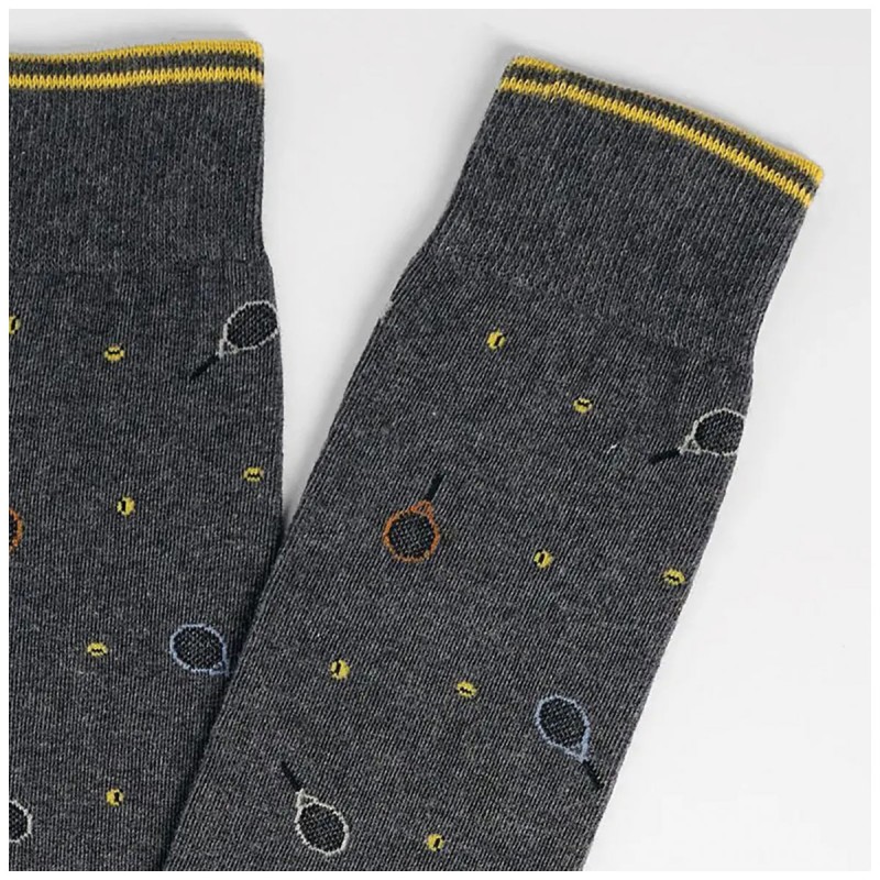 Perofil men’s winter socks in warm cotton with tennis pattern