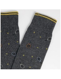 Perofil men’s winter socks in warm cotton with tennis pattern