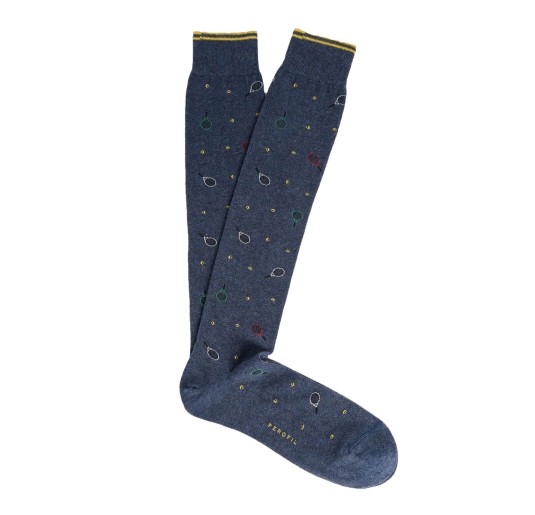 Long sock in warm cotton – Tennis – Perofil VPRC93286 2