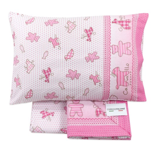 Winter baby sheet 100% cotton Made in Italy