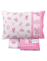 Winter baby sheet 100% cotton Made in Italy