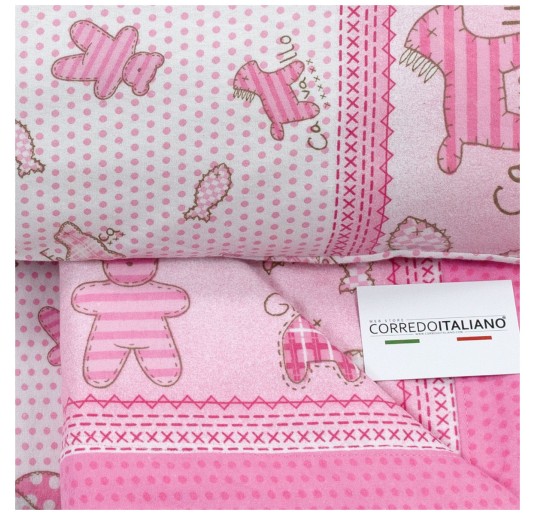 Winter baby sheet 100% cotton Made in Italy 2