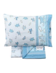 Warm and breathable flannel crib sheet for newborns