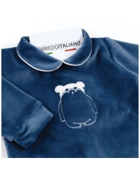 Tutina di ciniglia Coccode' Firenze per corredino neonato