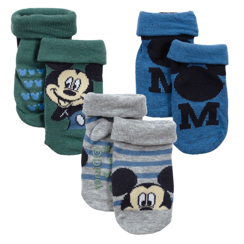 Disney Mickey Mouse non-slip baby socks in soft cotton
