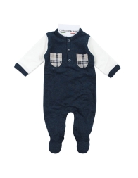 Tutina invernale con taschini tartan Coccode’ Firenze