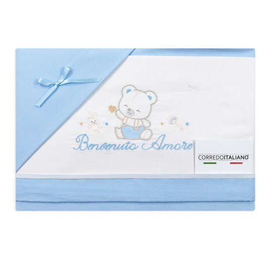 Set lenzuola per culla lettino - Benvenuto Amore -Mio Piccolo 2