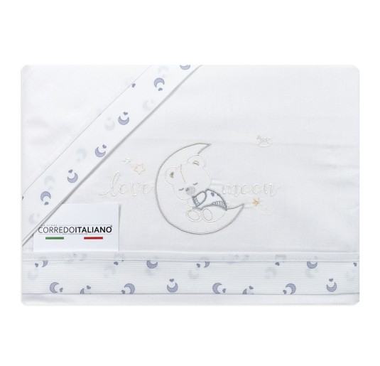 Cot Bedding Set - Love Moon - Mio Piccolo LL14306 2